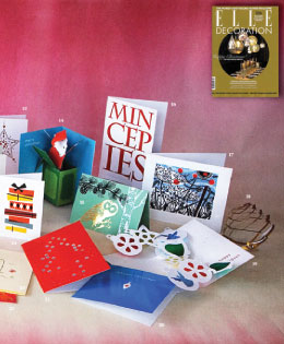 Pop Card in the media 1st Dec, 2009 ELLE Decoration Magazine