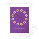 I love you (Purple)