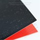 Black cover - Red inner sheet