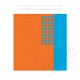 Orange cover - Blue inner sheet