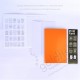 Orange cover - Blue inner sheet