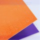 Orange cover - Blue inner sheet
