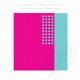 Hot Pink Cover - Sky blue inner sheet