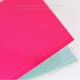Hot Pink Cover - Sky blue inner sheet
